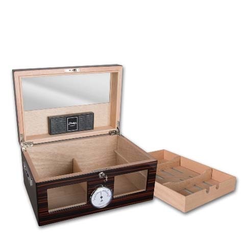 Humidor Ebony Finish high-gloss