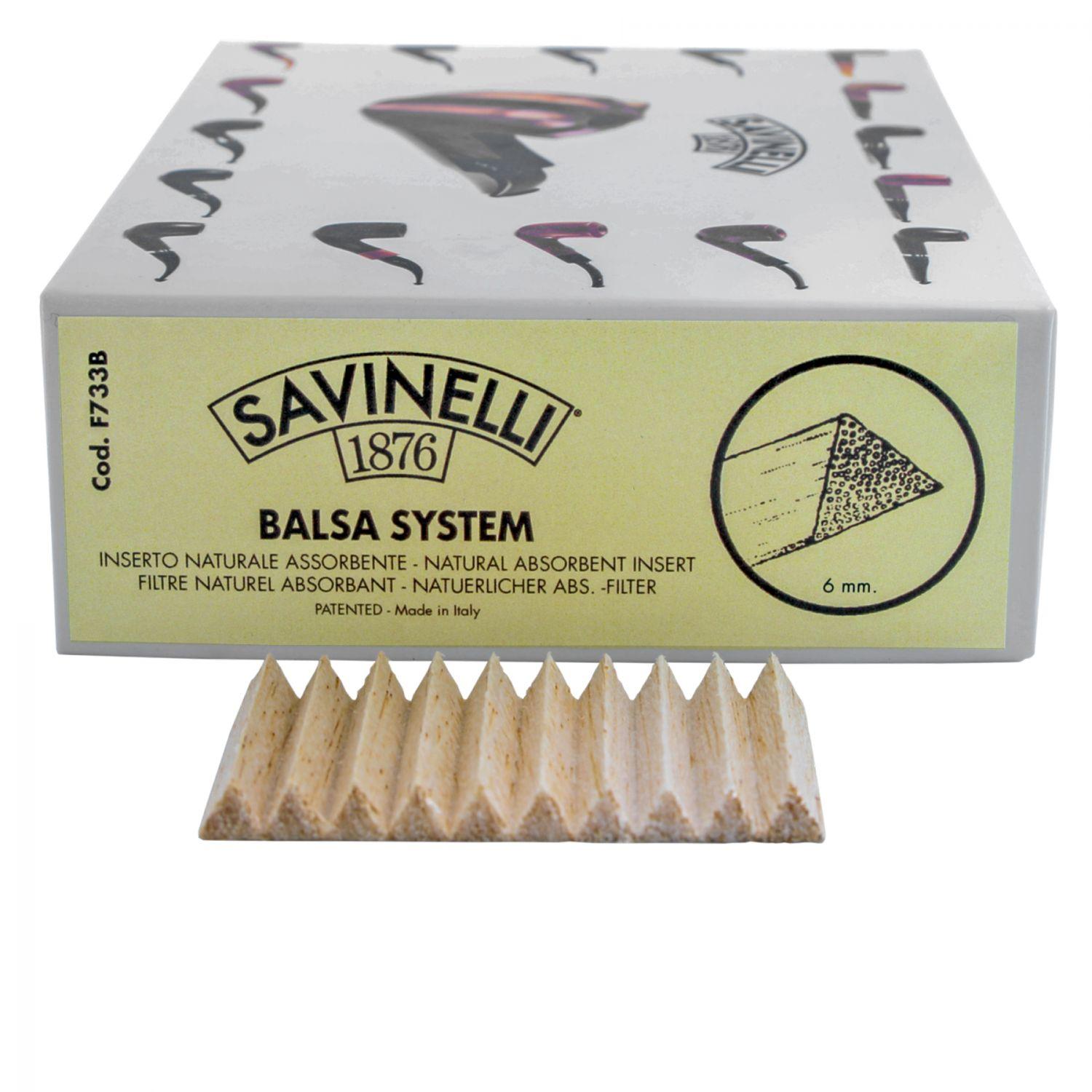 Savinelli Balsaholz-Filter Savinelli 6mm Big Box 1x300 Stück