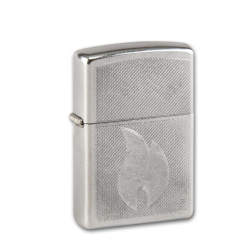 Zippo Chrom poliert Zippo Flame