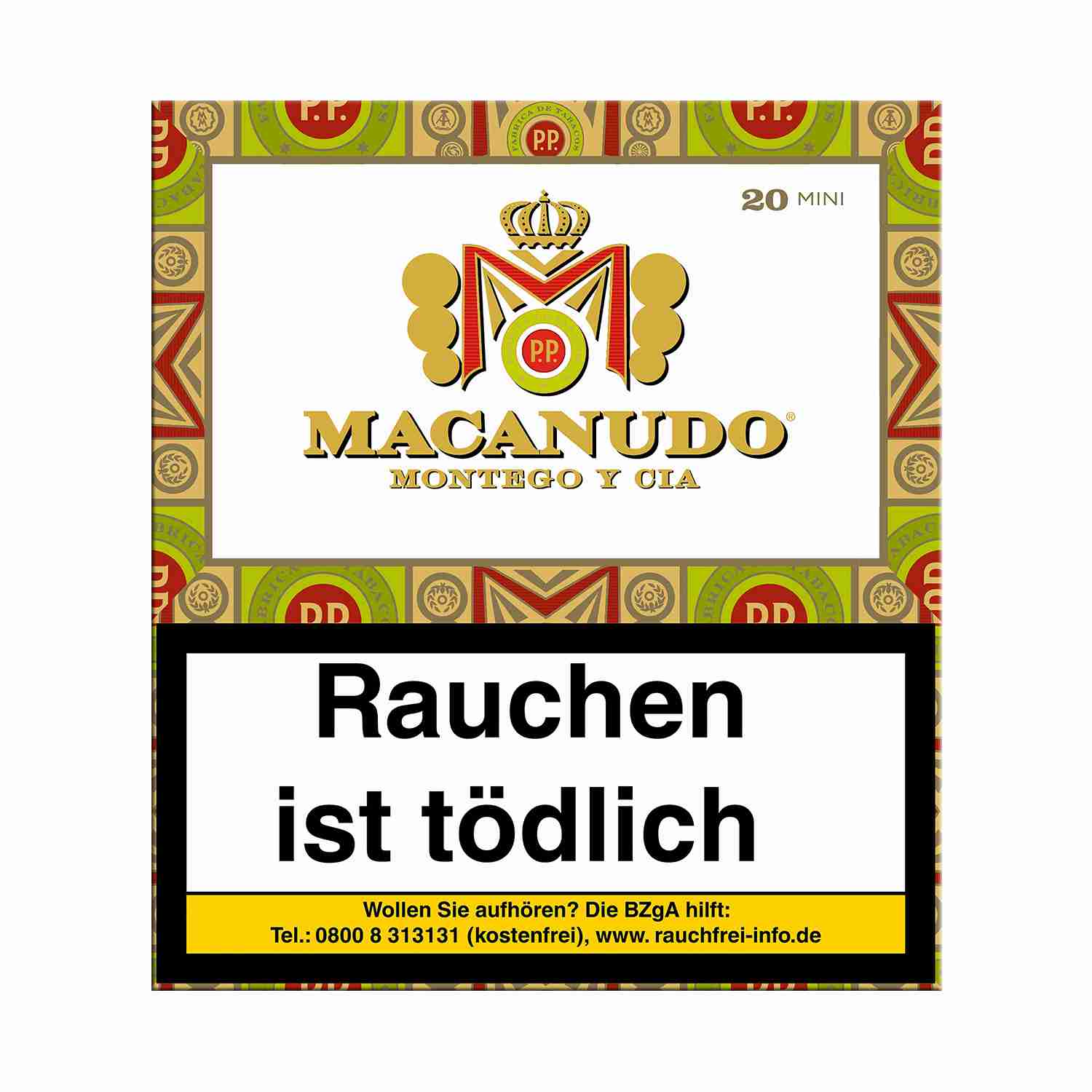 Macanudo Cafe Cigarillo Zigarillos, 20er