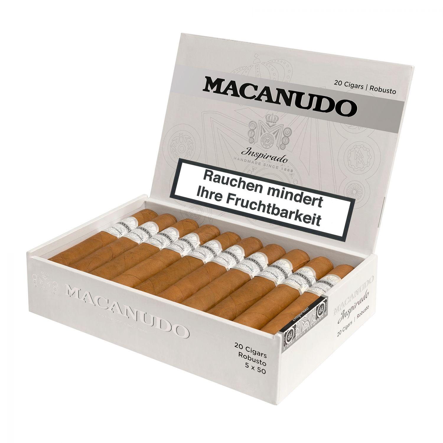 Macanudo Inspirado »White« Robustos 20er Kiste