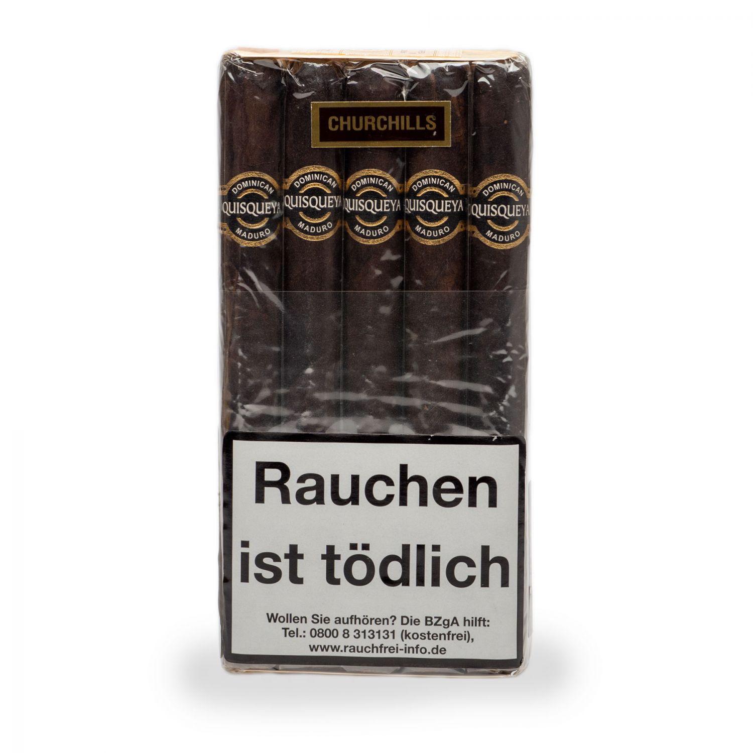 Quisqueya »Dominican Maduro« Churchills 10er Bundle