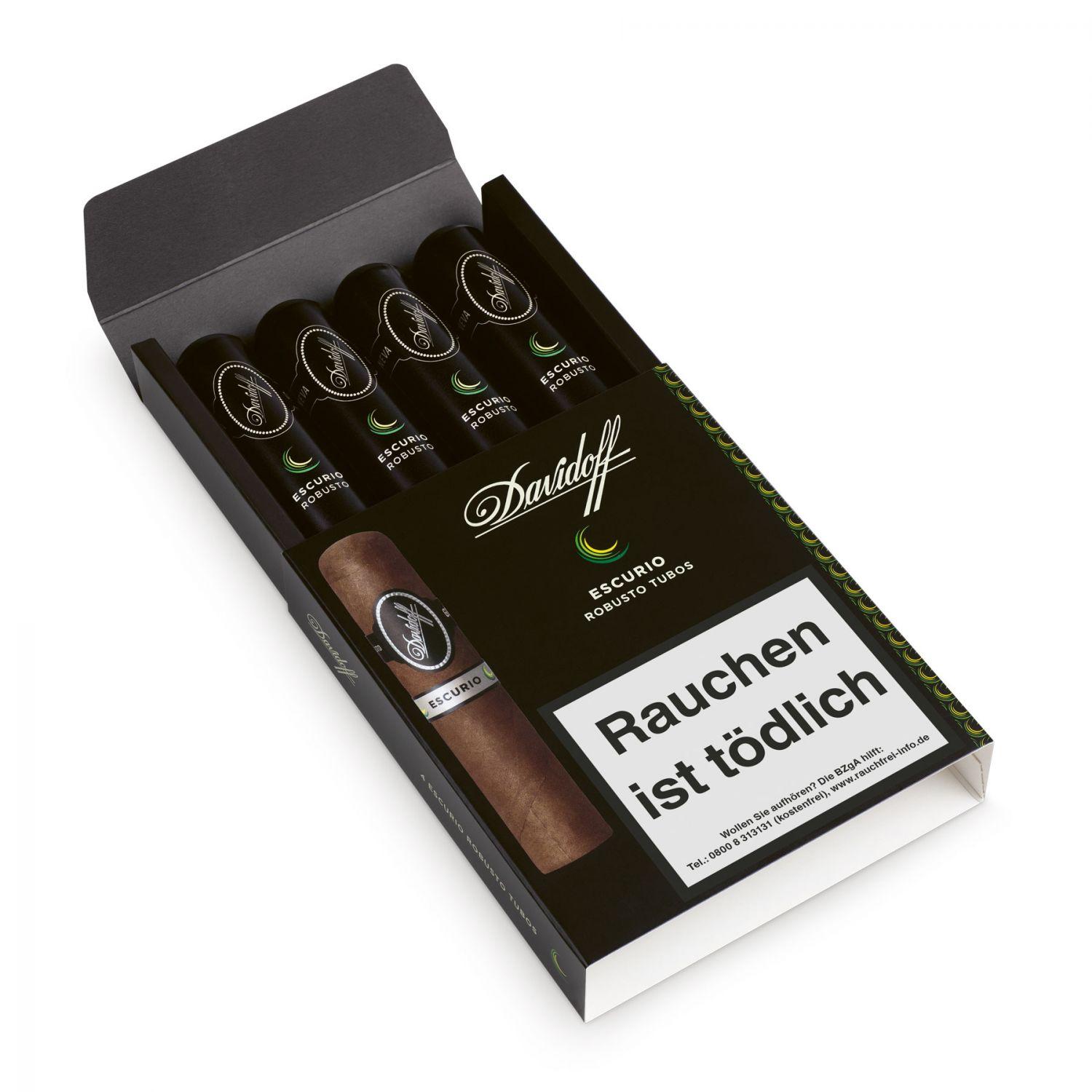 Davidoff »Escurio« Robusto  AT, 4er Schachtel