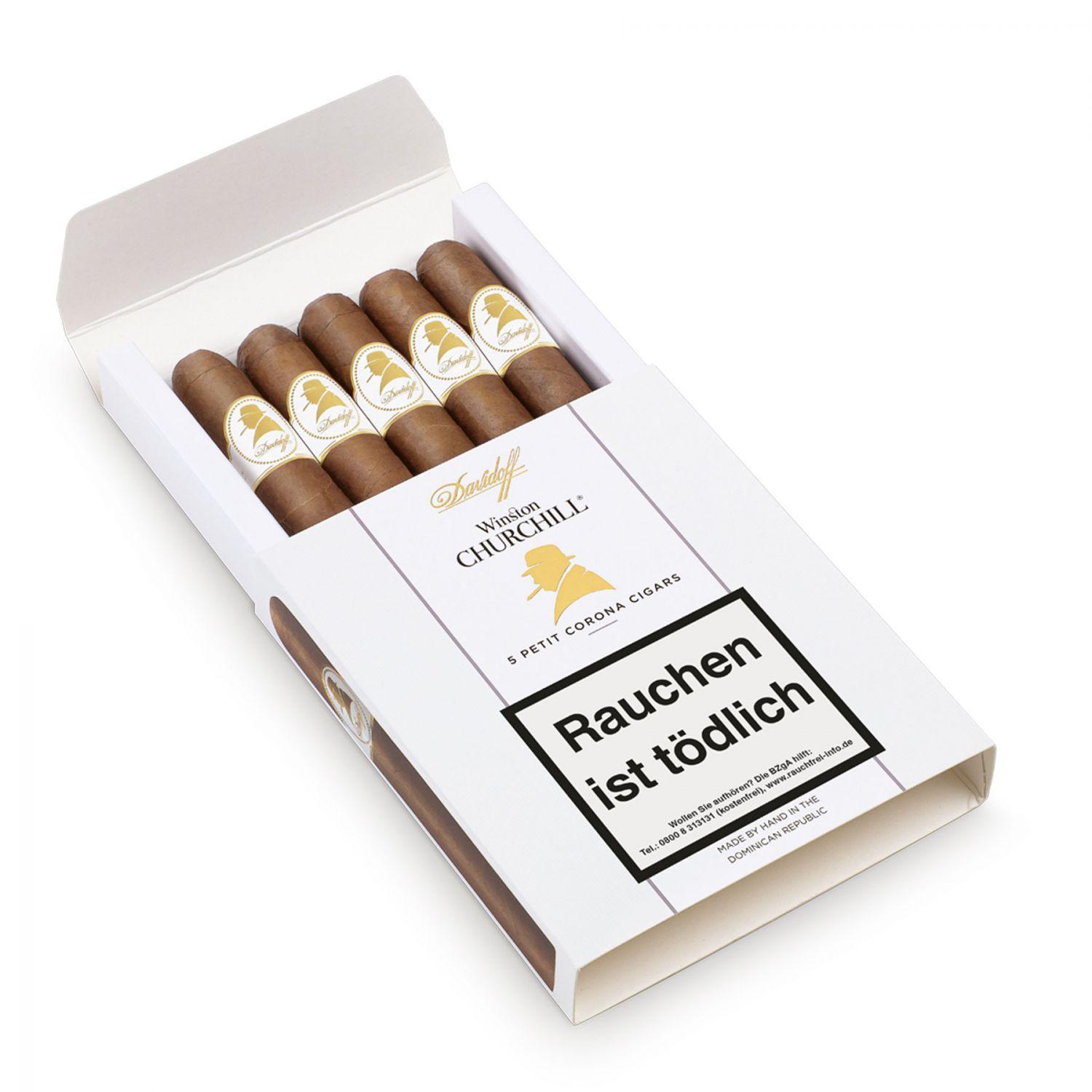 Davidoff »Winston Churchill« Petit Corona, 5er Schachtel