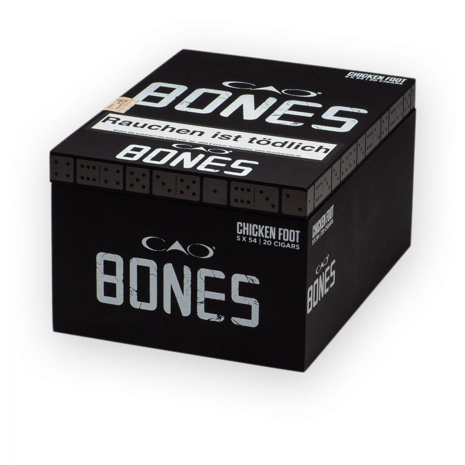 CAO Bones »Chicken Foot« Robusto, 20er Kiste