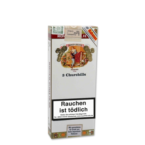 Romeo y Julieta Churchills Tubos, 3er