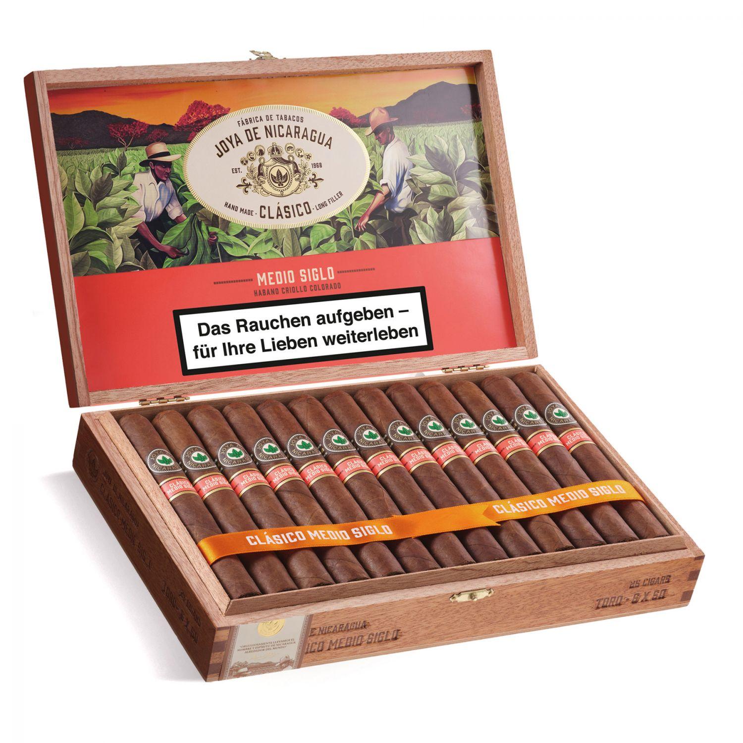 Joya de Nicaragua Clásico Medio Siglo Toro, 25er