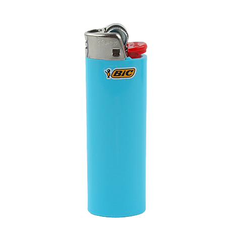 Einwegfeuerzeug Bic Maxi Neutral - Hellblau