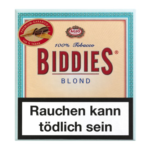 Agio Biddies Blond Zigarillos, 20er Schachtel