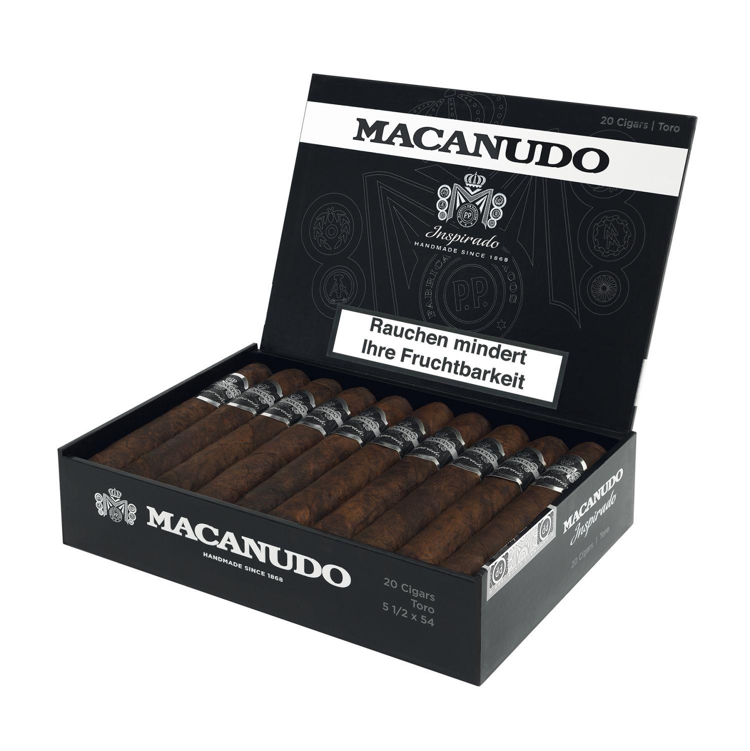 Macanudo Inspirado »Black« Toros 20er Kiste