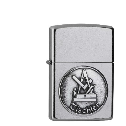 Zippo Street Chrom Tischler Emblem