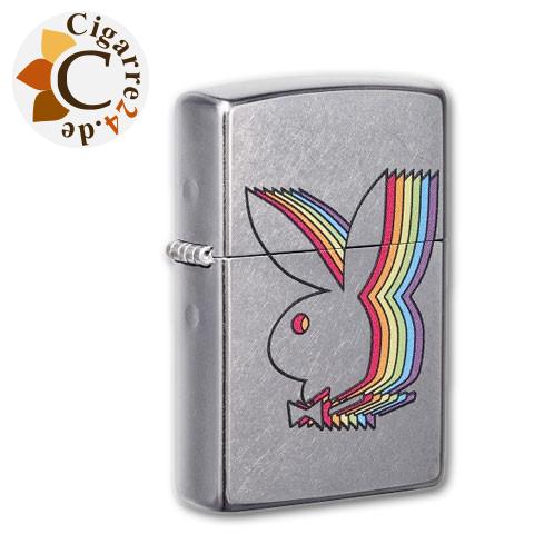 Zippo Street Chrom Playboy Logo