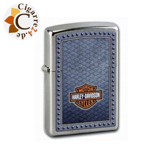 Zippo Street Chrom Harley Davidson Logo