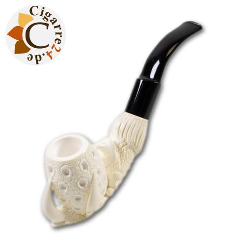 Meerschaumpfeife Block Kralle graviert