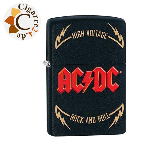 Zippo Schwarz matt AC/DC