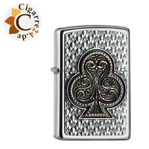 Zippo Street Chrom Kreuz Emblem 3D