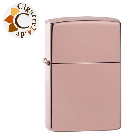 Zippo Roségold poliert