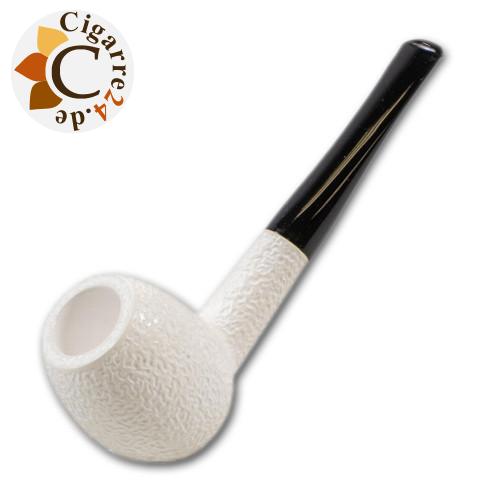 Meerschaumpfeife Block Apple Large rustiziert