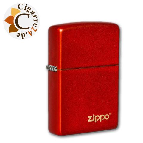 Zippo Rot Metallic Zippo Logo