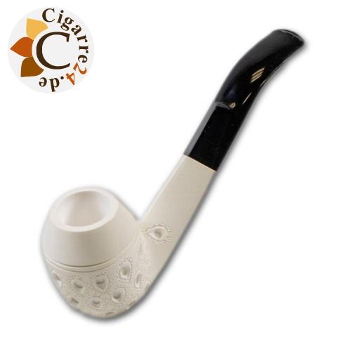 Meerschaumpfeife Block Bulldog Large graviert